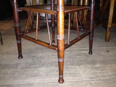 Wells and Co. A walnut square occasional table after E W Godwin - Thumbnail 5