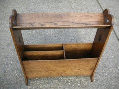 Harris Lebus. an Arts and Crafts Oak Bookcase/magazine Rack - Thumbnail 2