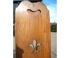 Harris Lebus. an Arts and Crafts Oak Bookcase/magazine Rack - Thumbnail 3