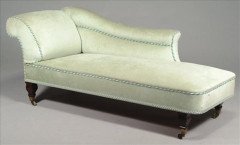 George Jack for Morris and Co. A mahogany 'Saville' chaise longue - Thumbnail 1