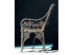 Dr Christopher Dresser. A cast iron garden bench - Thumbnail 2