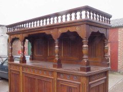 A superior quality Gothic Revival walnut Dresser - Thumbnail 6