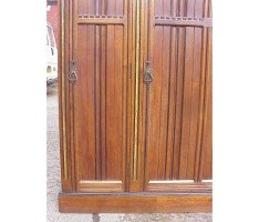 A superior quality Gothic Revival walnut Dresser - Thumbnail 12