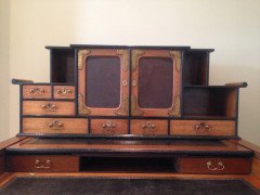 Thomas Jeckyll for C Hindley and Sons. A fine and rare walnut desk in the Anglo-Japanese style #2 - Thumbnail 6