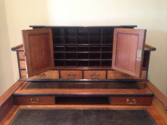 Thomas Jeckyll for C Hindley and Sons. A fine and rare walnut desk in the Anglo-Japanese style #2 - Thumbnail 13