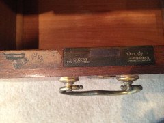 Thomas Jeckyll for C Hindley and Sons. A fine and rare walnut desk in the Anglo-Japanese style #2 - Thumbnail 20