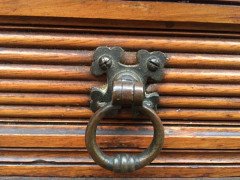 Bruce Talbert for Gillows. A mahogany Canterbury with turned finials and incised uprights - Thumbnail 14