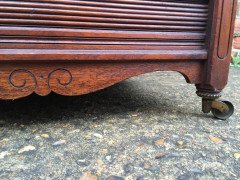 Bruce Talbert for Gillows. A mahogany Canterbury with turned finials and incised uprights - Thumbnail 16