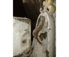 Coalbrookdale. A rare cast iron double back to back garden seat - Thumbnail 11