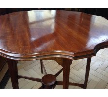 Morris and Co. A rare fine quality side table with shaped top and six legs - Thumbnail 5