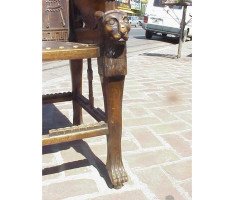 A rare pair of stunning 1920's Egyptian revival armchair - Thumbnail 10