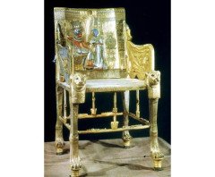 A rare pair of stunning 1920's Egyptian revival armchair - Thumbnail 15