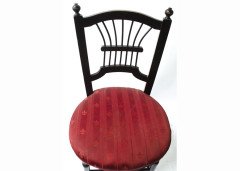 Dante Rossetti for Morris and Co. A pair of chairs originally rush seated - Thumbnail 4