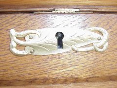 An Arts and Crafts Oak Bureau Bookcase - Thumbnail 5
