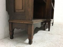 George Jack for Morris and Co. A super quality breakfront walnut open bookcase - Thumbnail 6