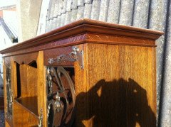Shapland and Petter (attributed). A good Arts and Crafts oak bookcase - Thumbnail 4