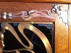Shapland and Petter (attributed). A good Arts and Crafts oak bookcase - Thumbnail 5