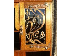 Shapland and Petter (attributed). A good Arts and Crafts oak bookcase - Thumbnail 6