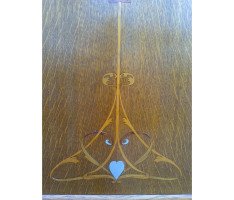 Shapland and Petter. A good Arts and Crafts oak treble wardrobe in the Glasgow Style - Thumbnail 8