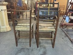 Philip Webb for Morris and Co. A set of seven Classic Arts Crafts Sussex chairs - Thumbnail 4