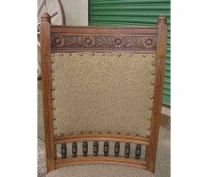 Two sets of four oak dining chairs and a similar pair the design attributed to E.W.Godwin - Thumbnail 4