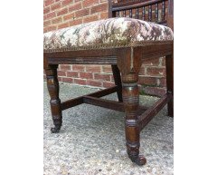 Two sets of four oak dining chairs and a similar pair the design attributed to E.W.Godwin - Thumbnail 13
