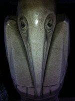 A rare set of stoneware garden ornaments and matching bird bath - Thumbnail 11