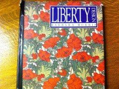 Liberty and Co. An Arts and Crafts oak settle with fabric of The Silver Studio's - Thumbnail 13