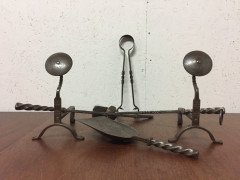 Gordon Russell. A set of Cotswold School hand wrought iron fire utensils - Thumbnail 1