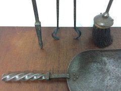 Gordon Russell. A set of Cotswold School hand wrought iron fire utensils - Thumbnail 5