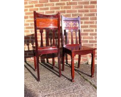 Shapland and Petter. A pair of Arts and Crafts hall chairs - Thumbnail 3