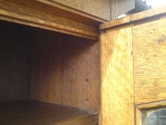 Arthur Simpson. A good early Arts and Crafts oak bookcase - Thumbnail 5