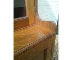 Arthur Simpson. A good early Arts and Crafts oak bookcase - Thumbnail 11