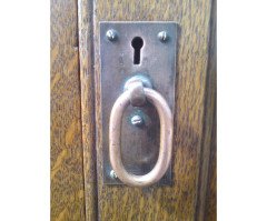 Arthur Simpson. A good early Arts and Crafts oak bookcase - Thumbnail 13