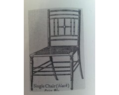 Liberty and Co. A set of Aesthetic Movement ebonised chairs after designs by Ford Maddox Brown with a Moresque style. - Thumbnail 1