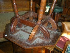 John Henry Chamberlain (attributed) for Pluknett and Steevens. A pair of almost identical Gothic Revival side table - Thumbnail 18