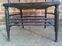Liberty and Co. A set of Aesthetic Movement ebonised chairs after designs by Ford Maddox Brown with a Moresque style. - Thumbnail 18