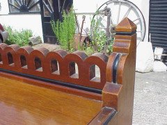 Marsh Jones and Cribb. A stunning quality Aesthetic Movement walnut filing/music cabinet - Thumbnail 6