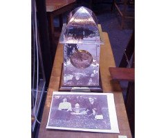 An Arts and Crafts Silver Plated Clock - Thumbnail 1
