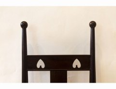 J S Henry. A stylish pair of Arts and Crafts mahogany side chairs - Thumbnail 2