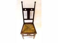 J S Henry. A stylish pair of Arts and Crafts mahogany side chairs - Thumbnail 3