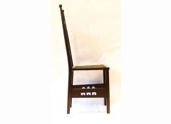 J S Henry. A stylish pair of Arts and Crafts mahogany side chairs - Thumbnail 7