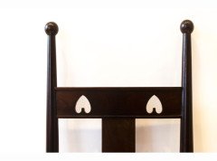 J S Henry. A stylish pair of Arts and Crafts mahogany side chairs - Thumbnail 8