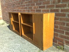 Heals of London Retailed by Hamptons of Pall Mall. a Pair of Good Quality 1930's Oak Bookcases - Thumbnail 2