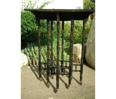 Woof and Whitaker of Sheffield. An Aesthetic Movement gilt and ebonised sidetable - Thumbnail 1