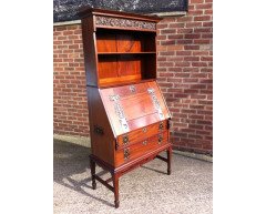Shapland and Petter. A fine Arts and Crafts bureau bookcase - Thumbnail 1