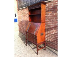 Shapland and Petter. A fine Arts and Crafts bureau bookcase - Thumbnail 2
