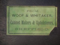 Woof and Whitaker of Sheffield. An Aesthetic Movement gilt and ebonised sidetable - Thumbnail 9