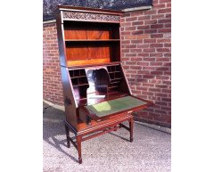Shapland and Petter. A fine Arts and Crafts bureau bookcase - Thumbnail 4