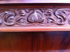 Shapland and Petter. A fine Arts and Crafts bureau bookcase - Thumbnail 8